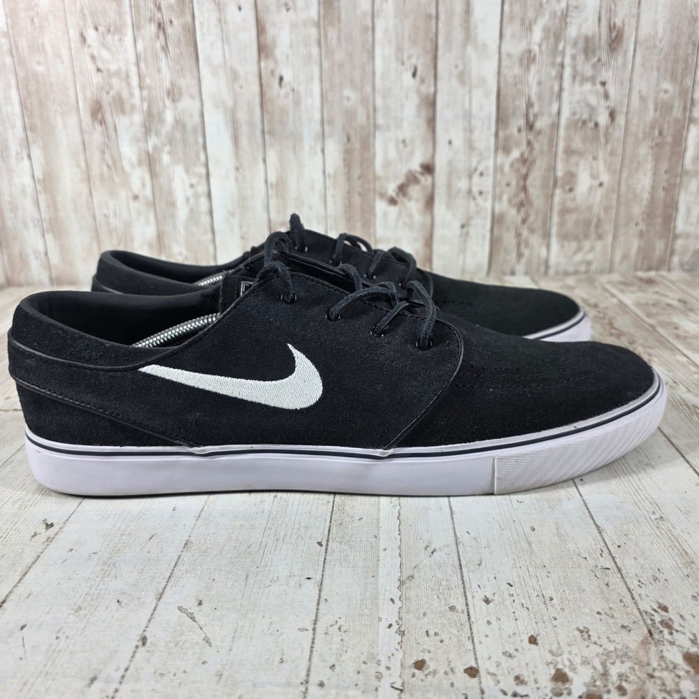 Nike SB Stefan Janoski OG+ Black White Suede FD6757-001 Mens 14